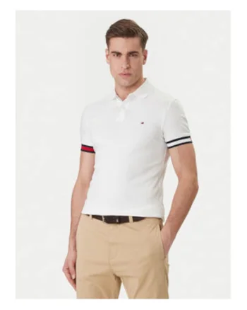 Tricou slim fit Polo din bumbac