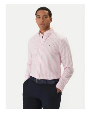 Camasa cu dungi slim fit,