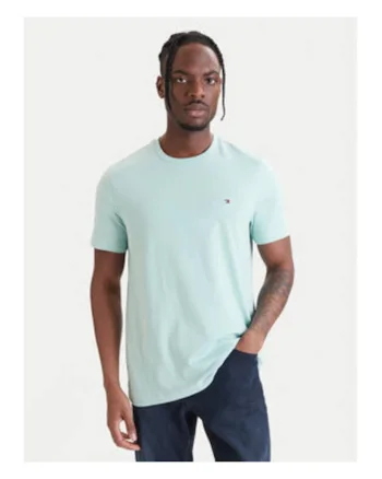 Tricou regular fit fin bumbac,