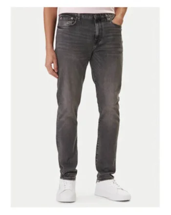 Blugi slim fit cu talie joasa
