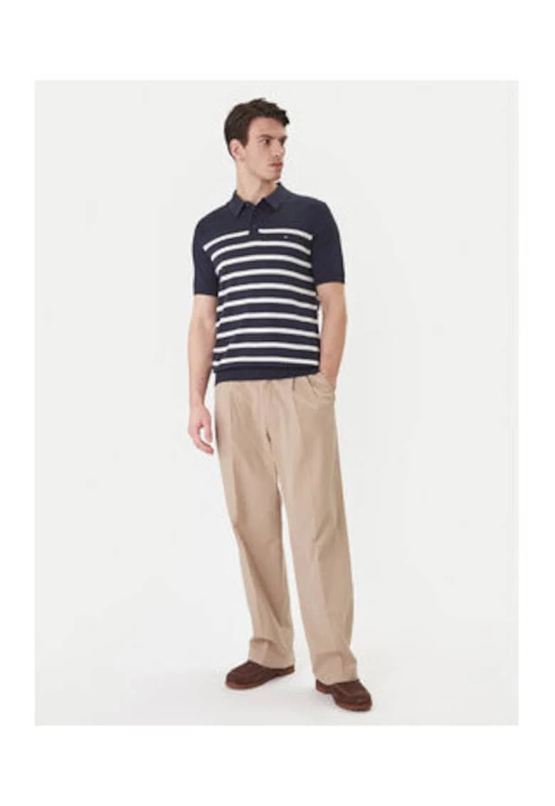 Tricou Polo cu dungi,