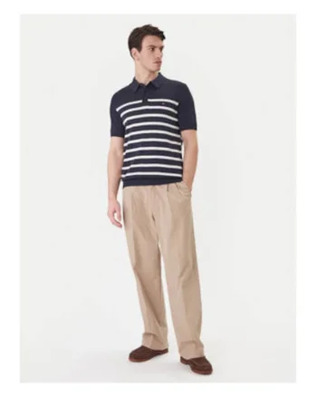 Tricou Polo cu dungi,