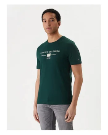 Tricou cu logo pe piept