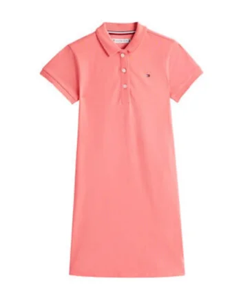 Rochie scurta cu guler polo
