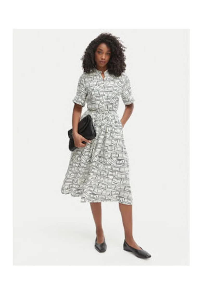 Rochie evazata din in