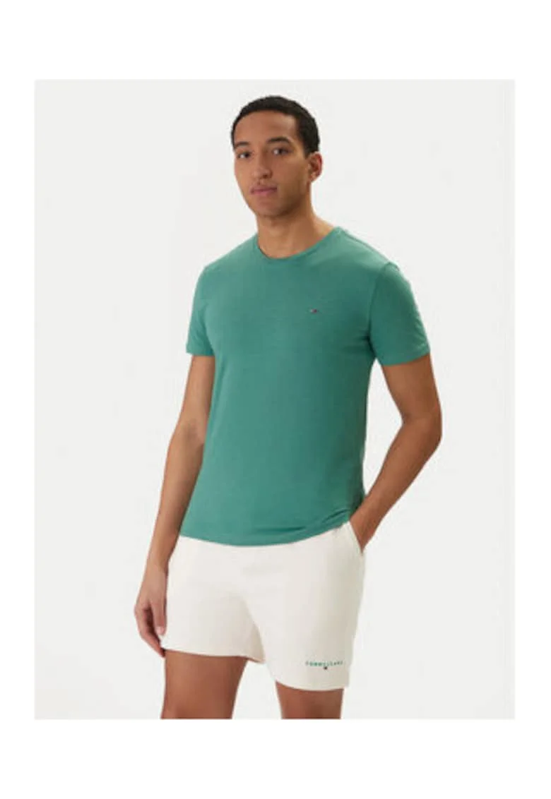 Tricou din bumac slim-fit