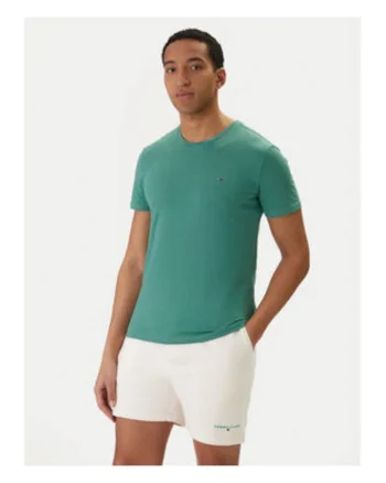 Tricou din bumac slim-fit