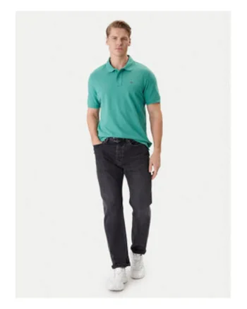 Tricou polo uni din bumbac