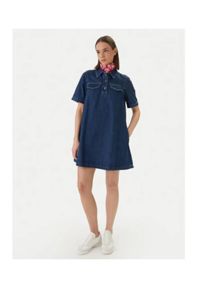 Rochie lejera din denim,