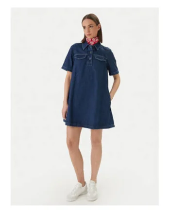 Rochie lejera din denim,