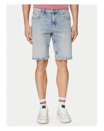Pantaloni scurti slim fit din denim