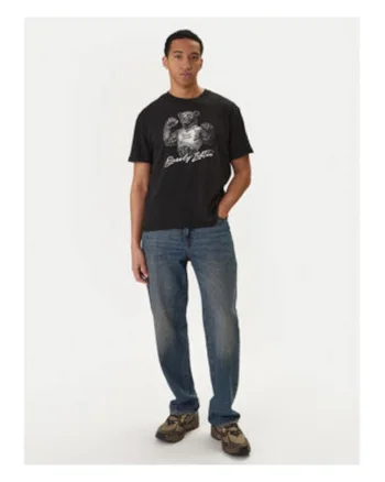 Tricou din bumbac cu imprimeu grafic .