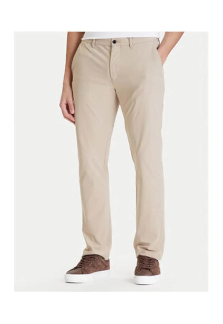Pantaloni Chino uni elastici