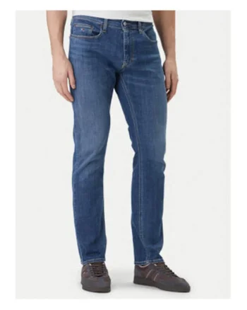 Blugi Skinny cu talie medie si buzunare