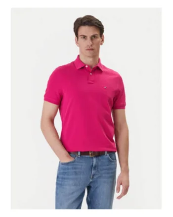 Tricou Polo din ameste de bumbac organic cu logo.