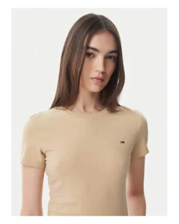 Tricou uni cu maneci scurte si decolteu rotund