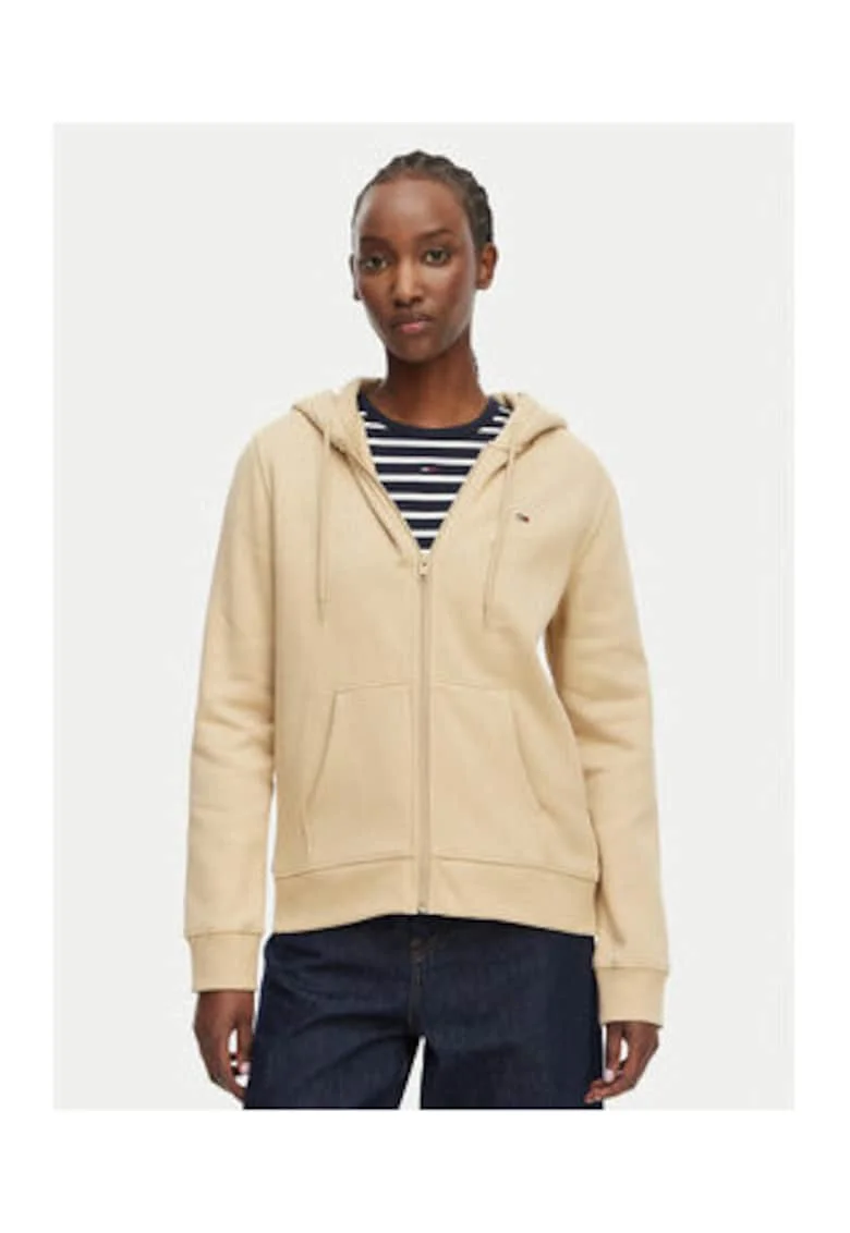 Bluza regular-fit cu fermoar