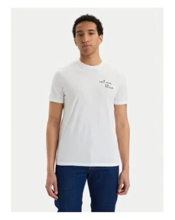 Tricou regular fit din bumbac cu logo pe piept
