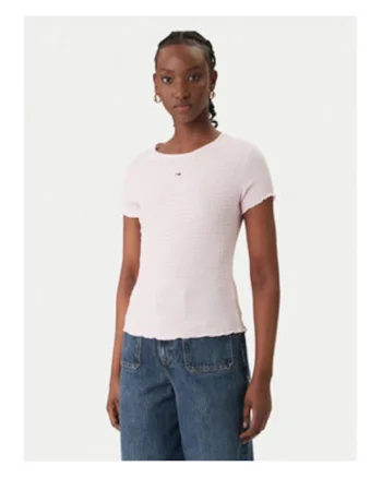 Tricou slim cu logo discret