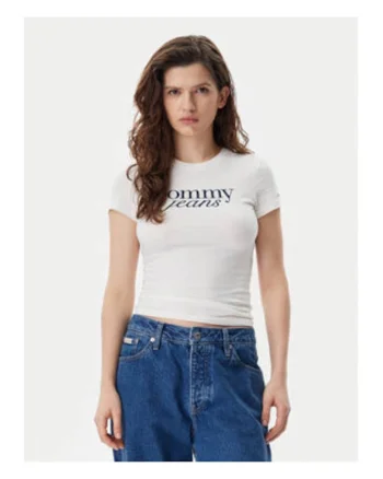 Tricou slim fit cu imprimeu logo,