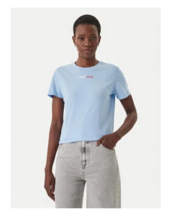 Tricou cu decolteu la baza gatului si imprimeu