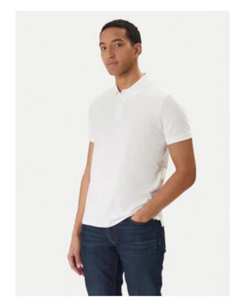Tricou polo cu maneca scurta si model uni