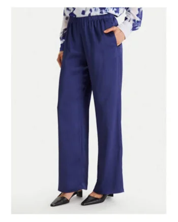 Pantaloni drepti cu talie eleastica