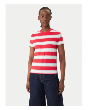 Tricou regular fit cu dungi