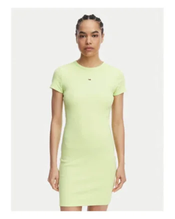 Rochie scurta cambrata cu logo mic