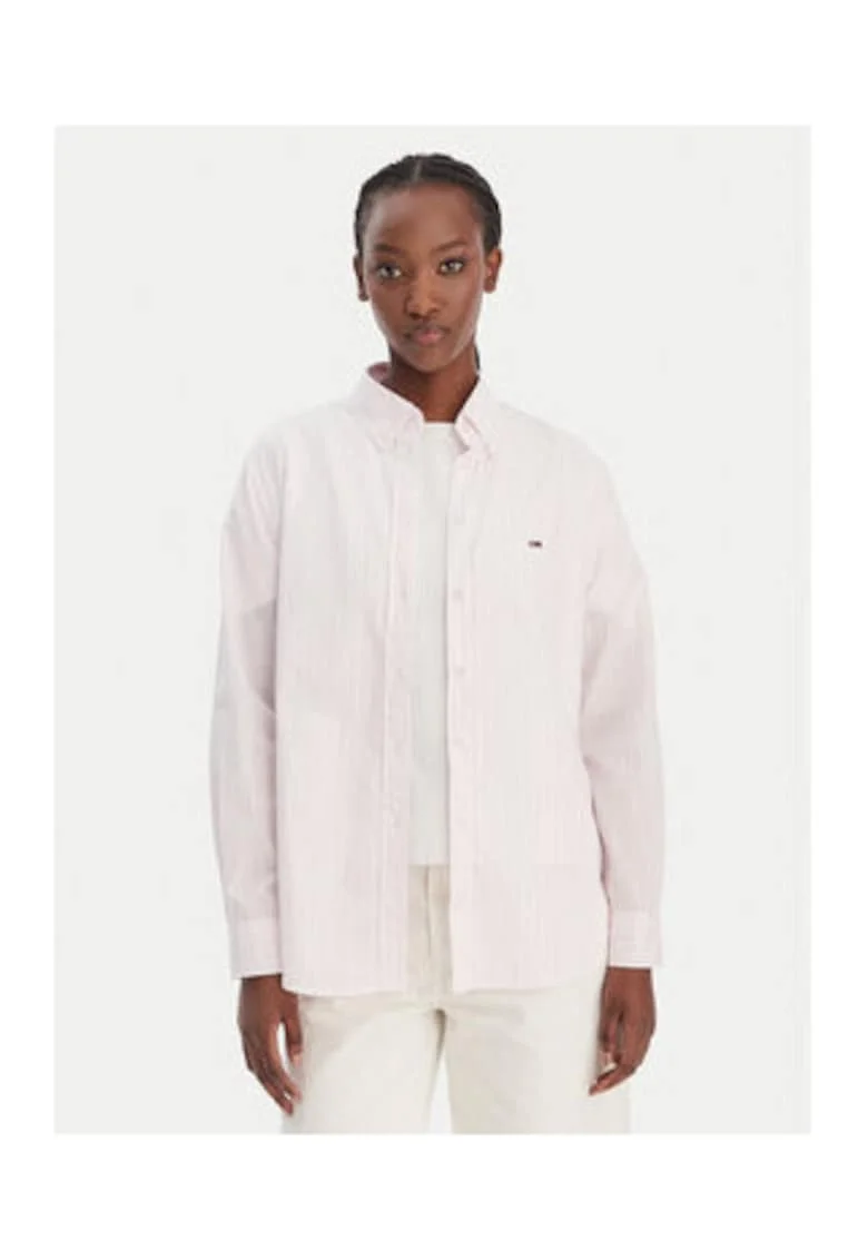 Camasa regular fit din bumbac cu nasturi