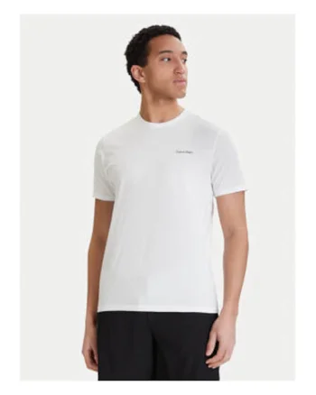 Tricou regular fit din bumbac cu detaliu logo si model uni