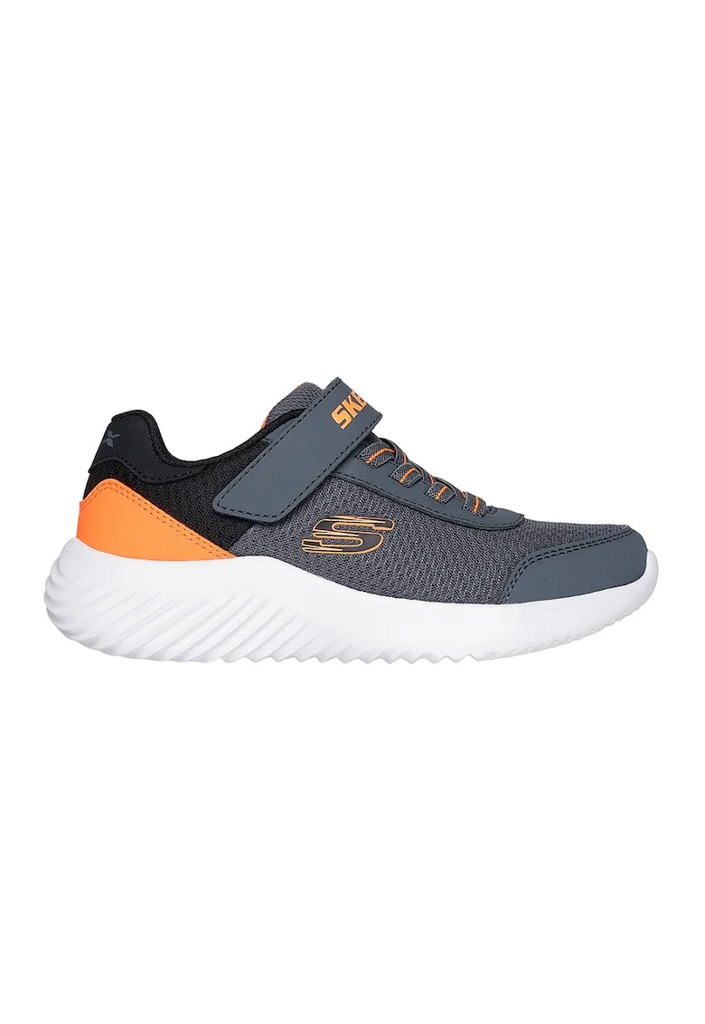 Pantofi sport cu velcro Bounder - Trekzic, Portocaliu/Gri carbune