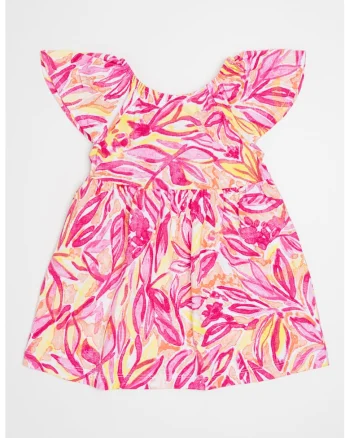Rochie cu imprimeu grafic, Multicolor