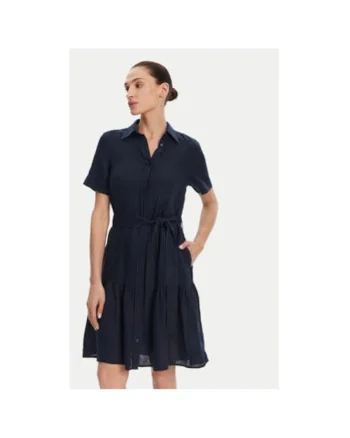 Camasa stil rochie dama  4503434, In, Bleumarin, Bleumarin