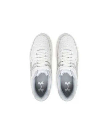Pantofi sport barbati, 3028765,  Piele naturala, 47.5 EU, Alb/Gri, Alb/Gri