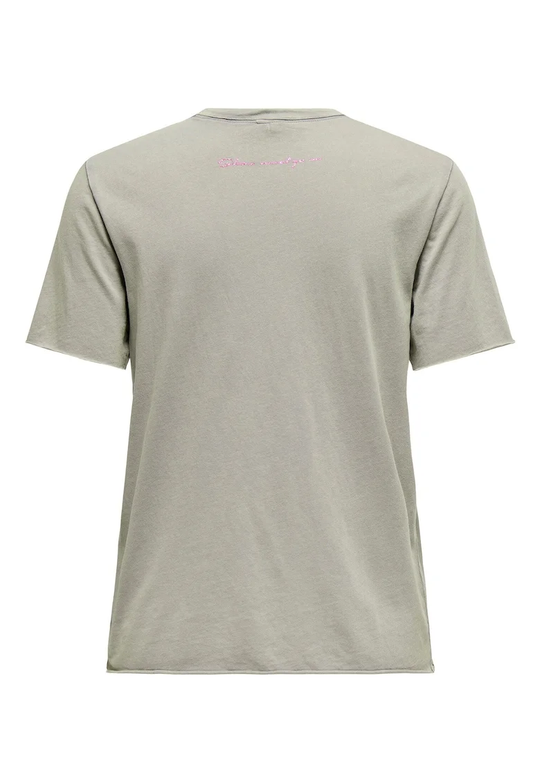 Tricou dama  15307412, Bumbac organic, Gri, Gri