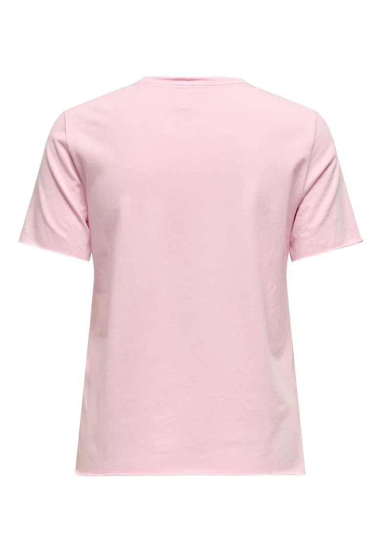 Tricou dama  15307412, Bumbac organic, Roz, Roz