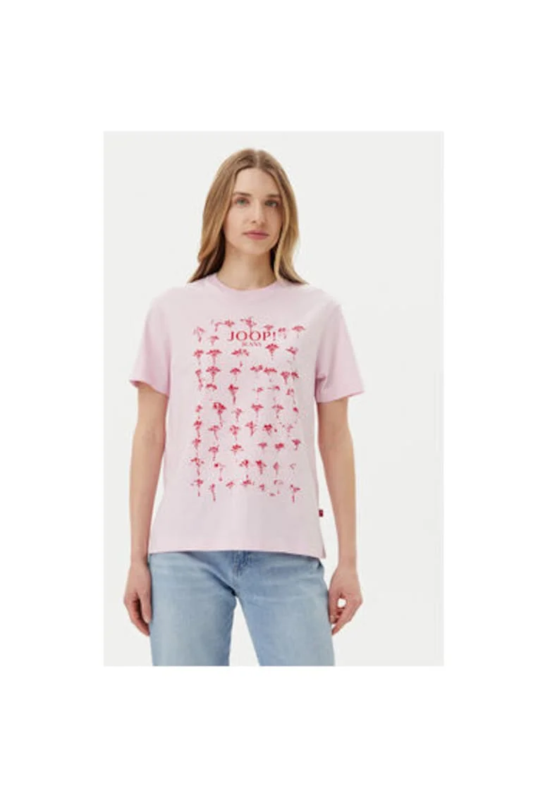 Tricou dama  10019318 30046272, Bumbac, Roz, Roz
