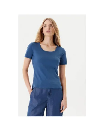 Tricou dama  3GA2D1066, Bumbac, Bleumarin, Bleumarin
