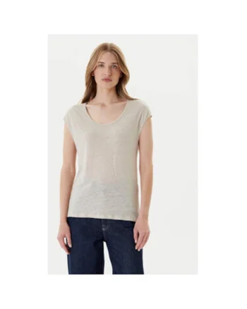 Tricou dama  37UJE16B1, In, Bej, Bej