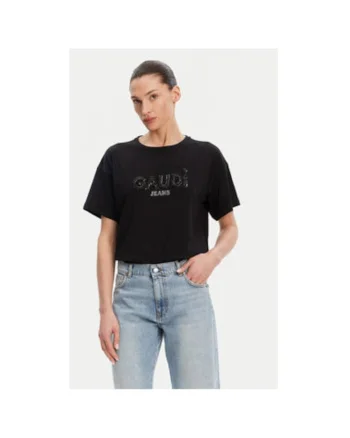 Tricou dama  511BD64030, Bumbac, Negru, Negru
