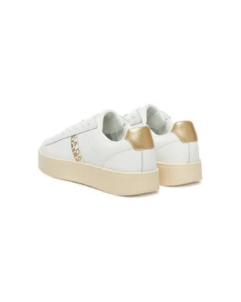 Pantofi sport dama, NP0A4IQ8,  Piele naturala, Alb, Alb