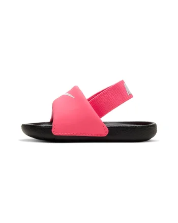 Sandale cu bareta slingback Kawa, Alb/Negru/Roz
