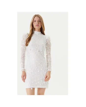 Rochie dama  26030914, Poliester, Alb, Alb