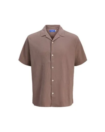 Camasa barbati Jack Jones, 12255781, Bumbac, Maro, Maro