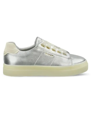 Pantofi sport dama, 30531970,  Piele naturala, Argintiu