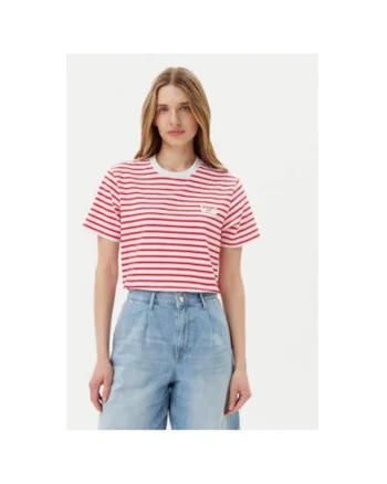 Tricou dama  10019322 30046131, Bumbac, Rosu, Rosu
