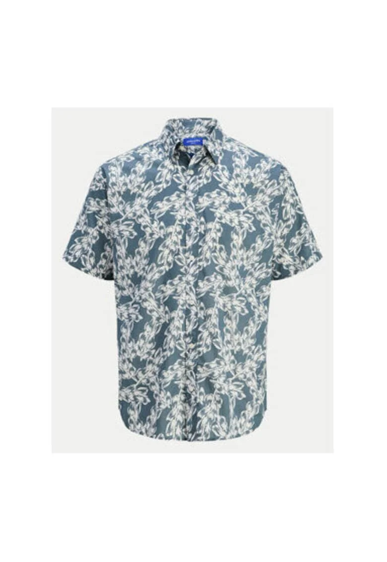 Camasa barbati Jack Jones, 12271089, Bumbac, Albastru, Albastru
