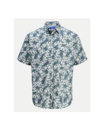 Camasa barbati Jack Jones, 12271089, Bumbac, Albastru, Albastru