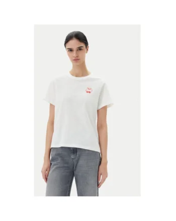 Tricou dama  15348400, Bumbac, 46794, Alb